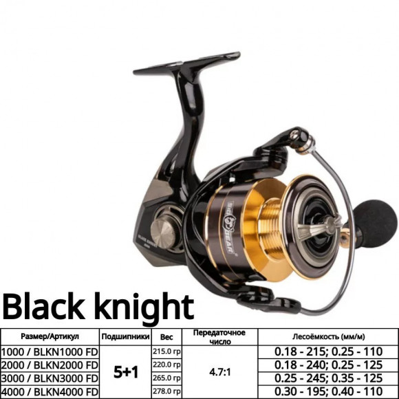 Катушка SibBear Black Knight Катушка SibBear Black Knight