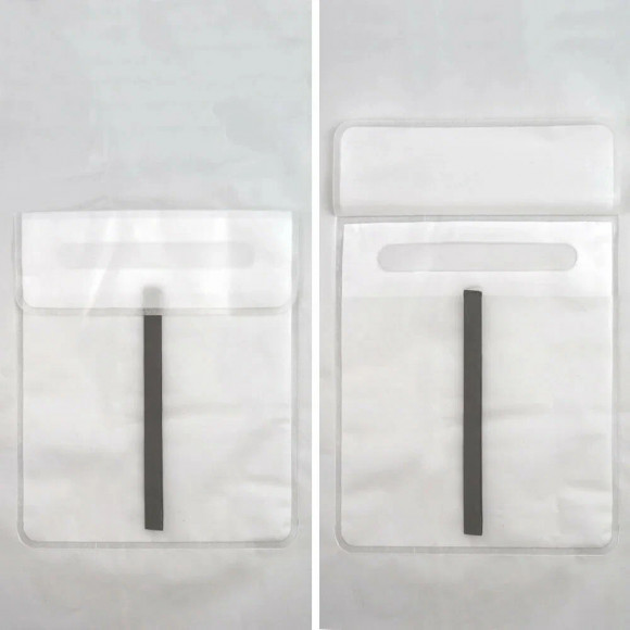 Дождевик-плащ на кнопках с капюшоном из EVA 130мк Nadzor прозрачный со светоотражающими кантом и полосами Дождевик-плащ на кнопках с капюшоном из EVA 130мк Nadzor прозрачный со светоотражающими кантом и полосами