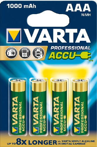 Аккумулятор Varta AAA 1000 mAh Professional