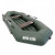 Лодка Тонар Бриз А260 двухместная (надувное дно, зеленая)