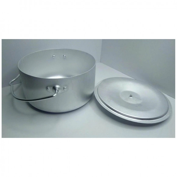 Котелок цилиндрический алюминиевый РОСТ, объем на выбор