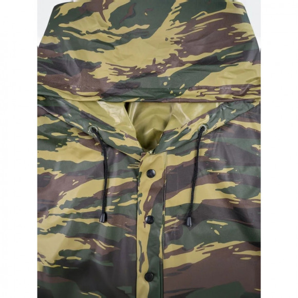 Дождевик-пончо Nadzor с люверсами сверхпрочный из ПВХ 150мк цвет милитари Дождевик-пончо Nadzor с люверсами сверхпрочный из ПВХ 150мк цвет милитари