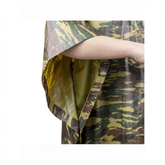 Дождевик-пончо Nadzor с люверсами сверхпрочный из ПВХ 150мк цвет милитари Дождевик-пончо Nadzor с люверсами сверхпрочный из ПВХ 150мк цвет милитари