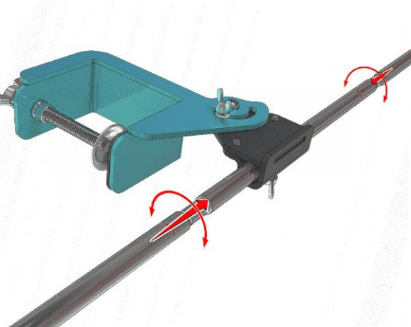 Струбцина для эхолота Практик Универсал Струбцина для эхолота Практик Универсал