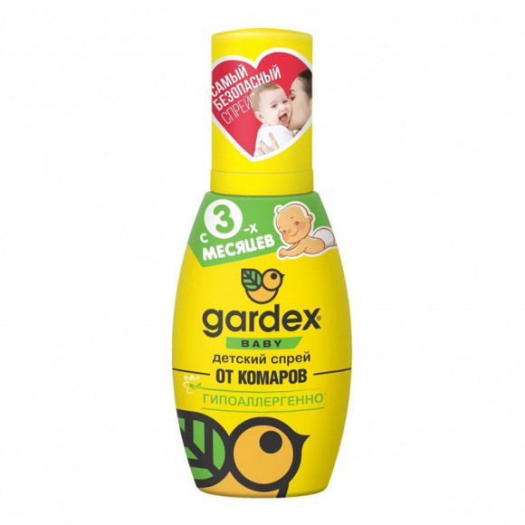 Спрей Gardex Baby от комаров для детей от 3-х месяцев 75мл