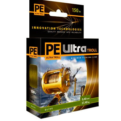 Шнур плетеный PE Ultra Troll Olive 150м
