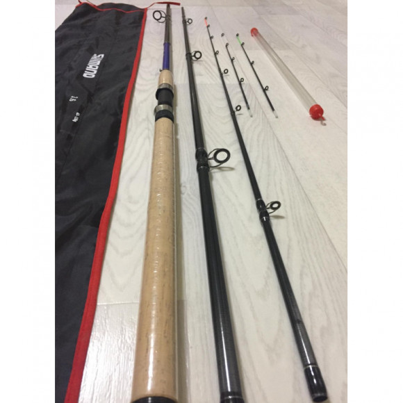 Спиннинг Shimano Feeder Blue PRC тест 60-120г Спиннинг Shimano Feeder Blue PRC тест 60-120г