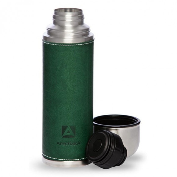 Термос Арктика 108 серии, узкое горло, кожаная вставка 500мл Термос Арктика 108 серии, узкое горло, кожаная вставка 500мл