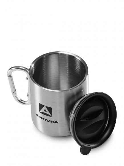 Термокружка 0,4л с карабином Арктика 801-400К