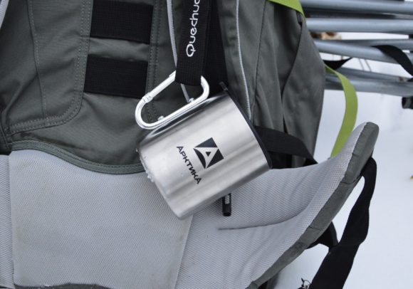 Термокружка 0,4л с карабином Арктика 801-400К