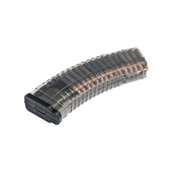 Магазин 30 патронов Pufgun Сайга TG-2  .366TKM прозрачный 