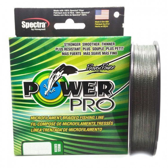 Шнур плетеный Power Pro зеленый 135м