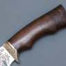 Нож ИП Семин Близнец с гравировкой рукоять литье венге