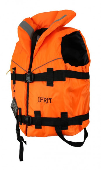 Жилет спасательный IFRIT оранжевый, люминесцентный