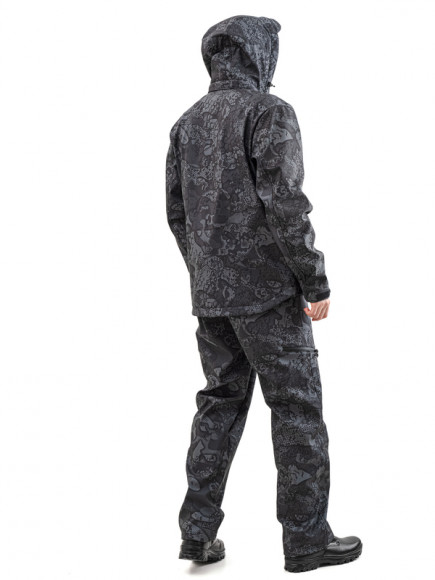 Костюм Crodis Каньон демисезонный ткань Софтшелл цвет черный Костюм Crodis Каньон демисезонный ткань Софтшелл цвет черный