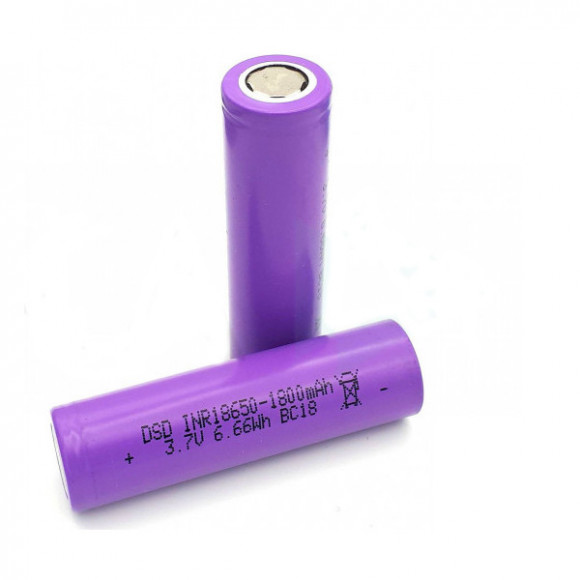 Аккумулятор 18650 SR 1800mAh "Р" (защита от перезаряда)