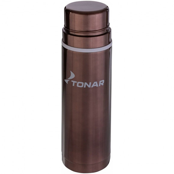 Термос узкое горло 750мл 2 крышки-кружки TONAR HS.TM-034