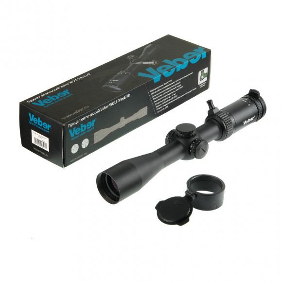 Прицел оптический Veber Wolf 3-9x42 IR