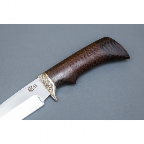Нож ИП Семин Лазутчик нержавеющая сталь 95x18, рукоять литье ценные породы дерева