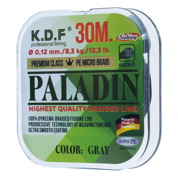 Шнур плетеный зимний KDF Paladin 30м 4-жильный