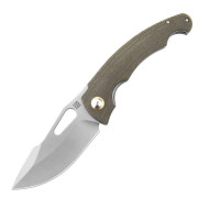 Нож Artisan Cutlery 1860P-ODG Xcellerator, сталь AR-RPM9 , рукоять микарта зелёный Нож Artisan Cutlery 1860P-ODG Xcellerator, сталь AR-RPM9 , рукоять микарта зелёный
