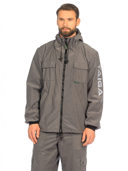 Костюм Huntsman Тайга-3 демисезонный ткань Алова цвет лабиринт/серый