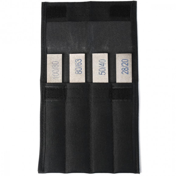 Набор алмазных брусков с трёхслойным напылением (4 шт.) Набор алмазных брусков с трёхслойным напылением (4 шт.)