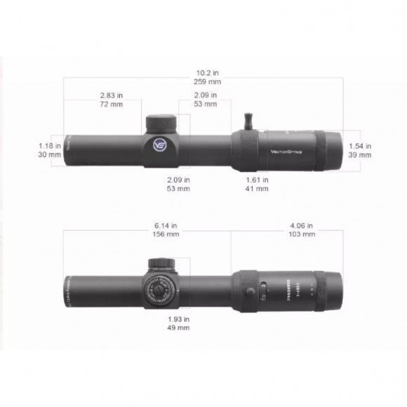 Оптический прицел Vector Optics Forester Jr. 1-4x24 SFP сетка VFD-3 (Q) Оптический прицел Vector Optics Forester Jr. 1-4x24 SFP сетка VFD-3 (Q)