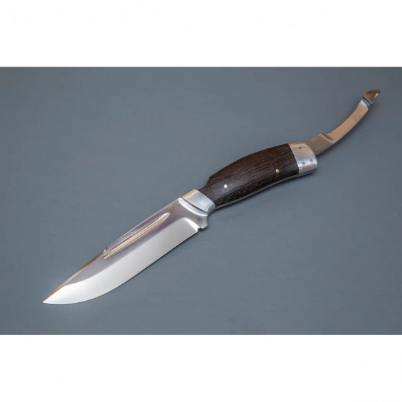 Нож ИП Семин Путник шкуросъем кованная сталь Х12МФ рукоять венге