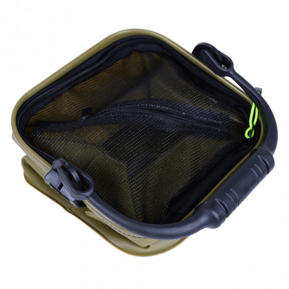 Ведро для прикормки с крышкой 7л KDF V81-2