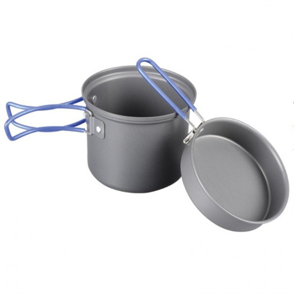 Котелок 1,0л TRAMP, анодированный алюминий,крышка-сковородка TRC-039