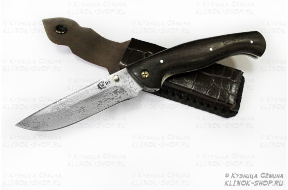 Нож складной ИП Семин Сибиряк сталь 95х18/сталь D2 Нож складной ИП Семин Сибиряк сталь 95х18/сталь D2