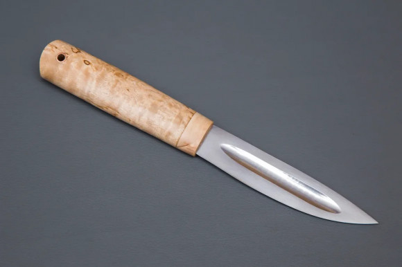 Нож ИП Семин Северный "Соболь" рукоять карельская Береза Нож ИП Семин Северный "Соболь" рукоять карельская Береза