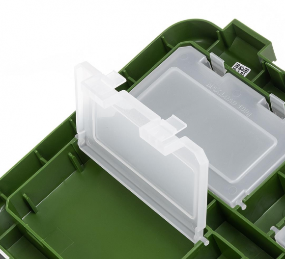 Ящик рыбака зимний Helios ZANDER односекционный цвет хаки