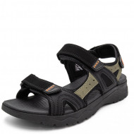 Сандалии EDITEX S2206-9 цвет черный/хаки Сандалии EDITEX S2206-9 цвет черный/хаки
