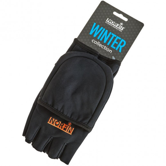 Перчатки-рукавицы Norfin SOFTSHELL ткань Softshell цвет черный Перчатки-рукавицы Norfin SOFTSHELL ткань Softshell цвет черный