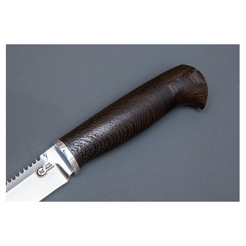 Нож ИП Семин Судак сталь 95x18 рукоять литье венге