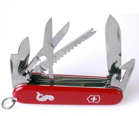 Нож складной Victorinox Fisherman (1.4733.72) 18 функций Red Нож складной Victorinox Fisherman (1.4733.72) 18 функций Red