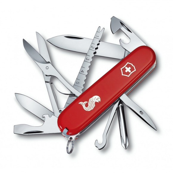 Нож складной Victorinox Fisherman (1.4733.72) 18 функций Red