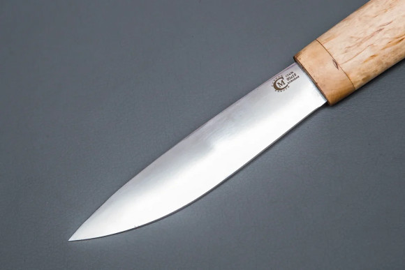 Нож ИП Семин Северный "Куница" сталь 95х18 рукоять карельская Береза Нож ИП Семин Северный "Куница" сталь 95х18 рукоять карельская Береза