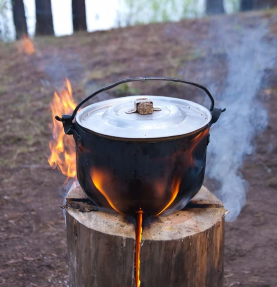 Полено длительного горения Шведский огонь