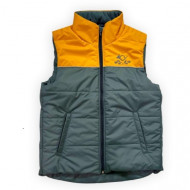 Жилет Русская Охота мужской (мембрана / серый-горчичный)