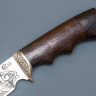 Нож ИП Семин Легионер сталь 95x18 с гравировкой рукоять литье венге