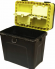 Ящик рыбака зимний Три Кита 380*360*240 (4+4 отделения для приманок) цвет черно-желтый