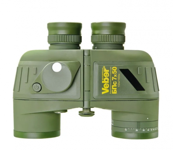 Бинокль Veber Waterproof 7x50 БПс плавающий Бинокль Veber Waterproof 7x50 БПс плавающий