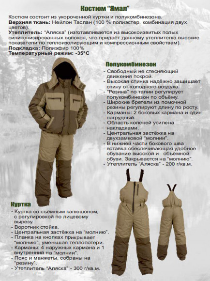 Костюм Тайга Ямал (таслан)