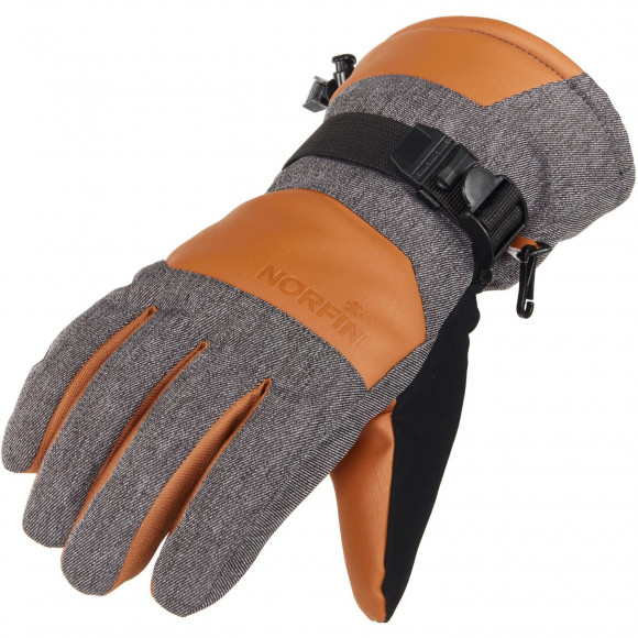 Перчатки утепленные Norfin LEGEND ткань мембрана цвет серый-коричневый Перчатки утепленные Norfin LEGEND ткань мембрана цвет серый-коричневый