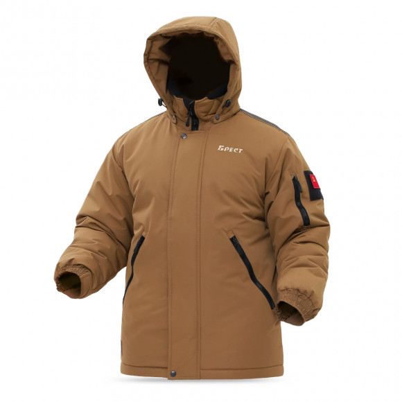 Куртка Тайга Брест зимняя (таслан / коричневая)