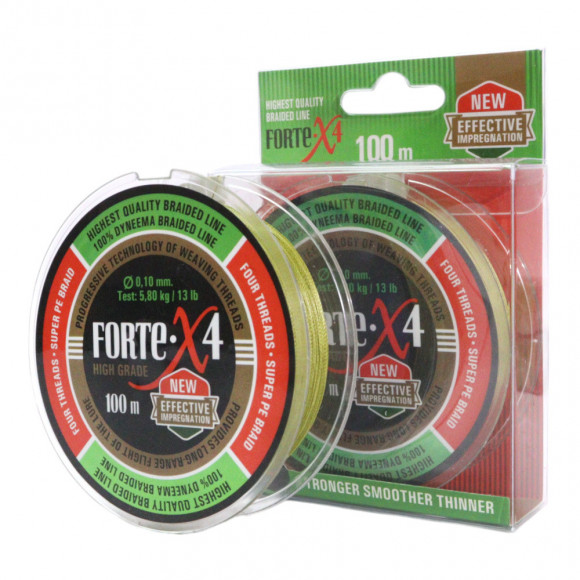 Шнур плетеный KDF Forte 100м