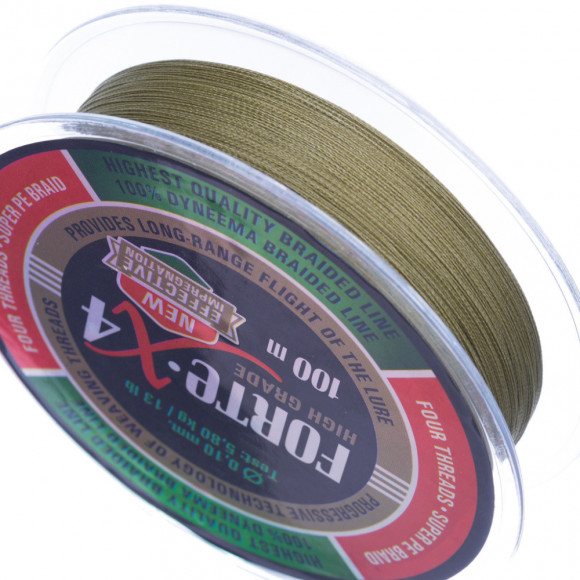 Шнур плетеный KDF Forte 100м